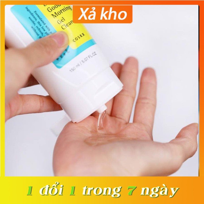 Sữa rửa mặt Cosrx Low PH Good Morning Gel Cleanser 150ml chiết xuất tràm trà Gel rửa mặt Cosrx xanh | BigBuy360 - bigbuy360.vn