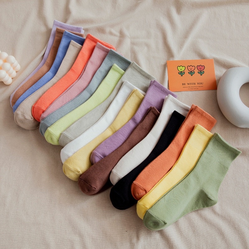 Tất Ulzzang cao cổ phong cách Vintage Hàn Quốc