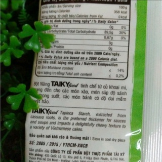 BỘT NĂNG TÀI KÝ GÓI { 400G}