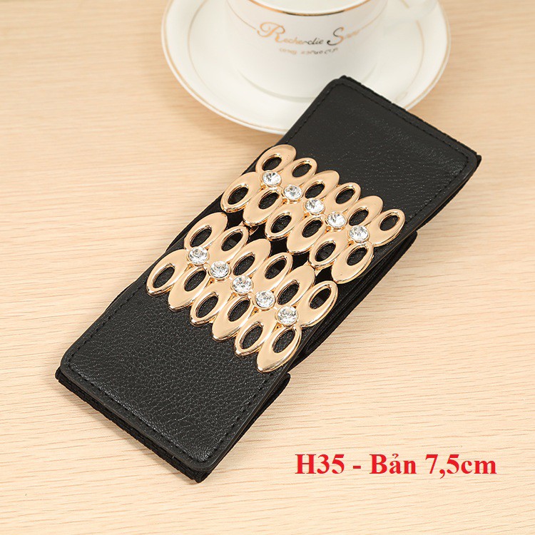 Đai váy bản siêu to 7.5cm