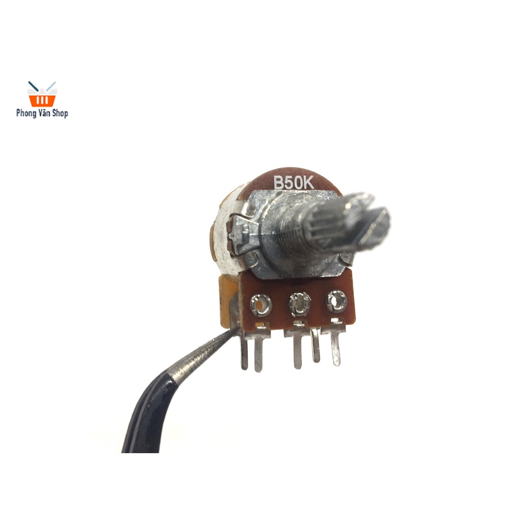 Biến trở đơn công tắc 5 chân WH148 15mm B1k 2k 5k 10k 20k 50k 100k