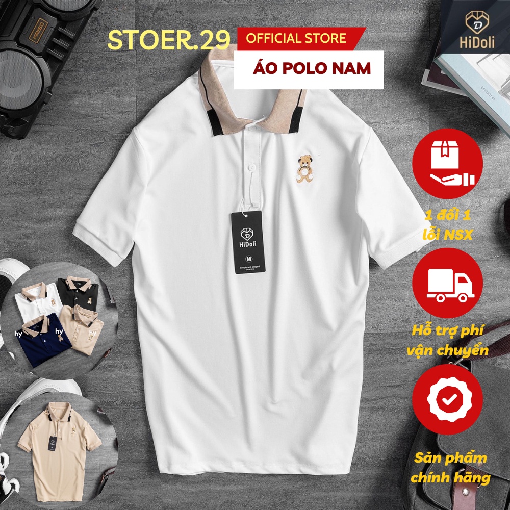 Áo Polo Nam Cổ Bẻ Teader, Áo Thun Nam Chất Liệu Cotton Cá Sấu Cao Cấp Mềm Mịn
