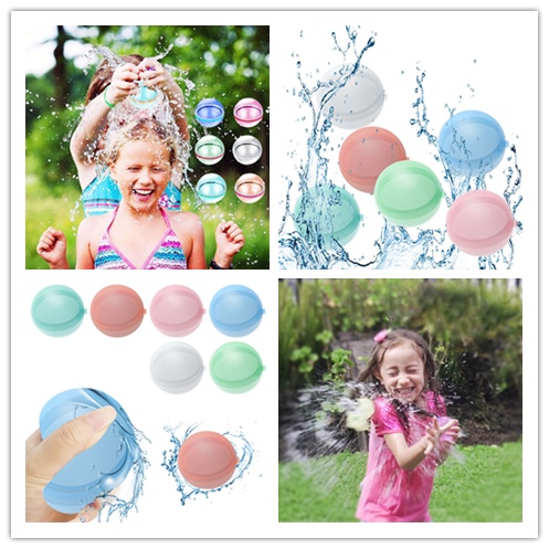 Bong Bóng Nước Bằng Silicone Có Thể Tái Sử Dụng Đường Kính 6cm