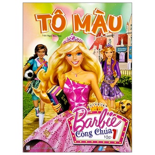 Sách tô màu barbie công chúa - tập 1