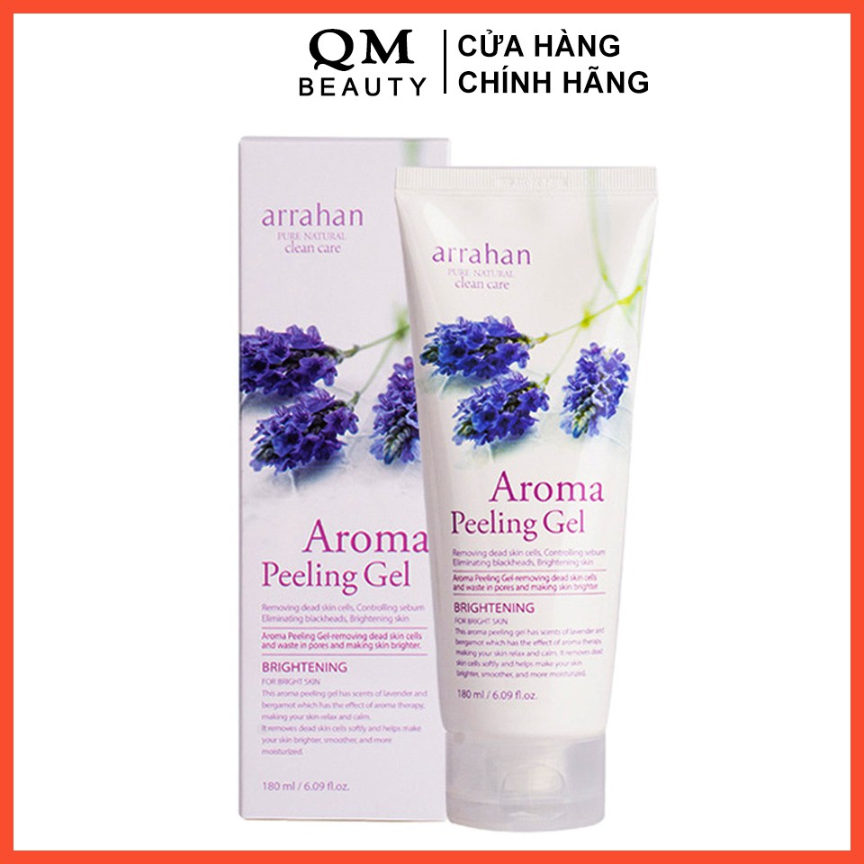 Gel tẩy da chết Arrahan Aroma Peeling Gel 180ml Hàn Quốc, tẩy tế bào chết oải hương