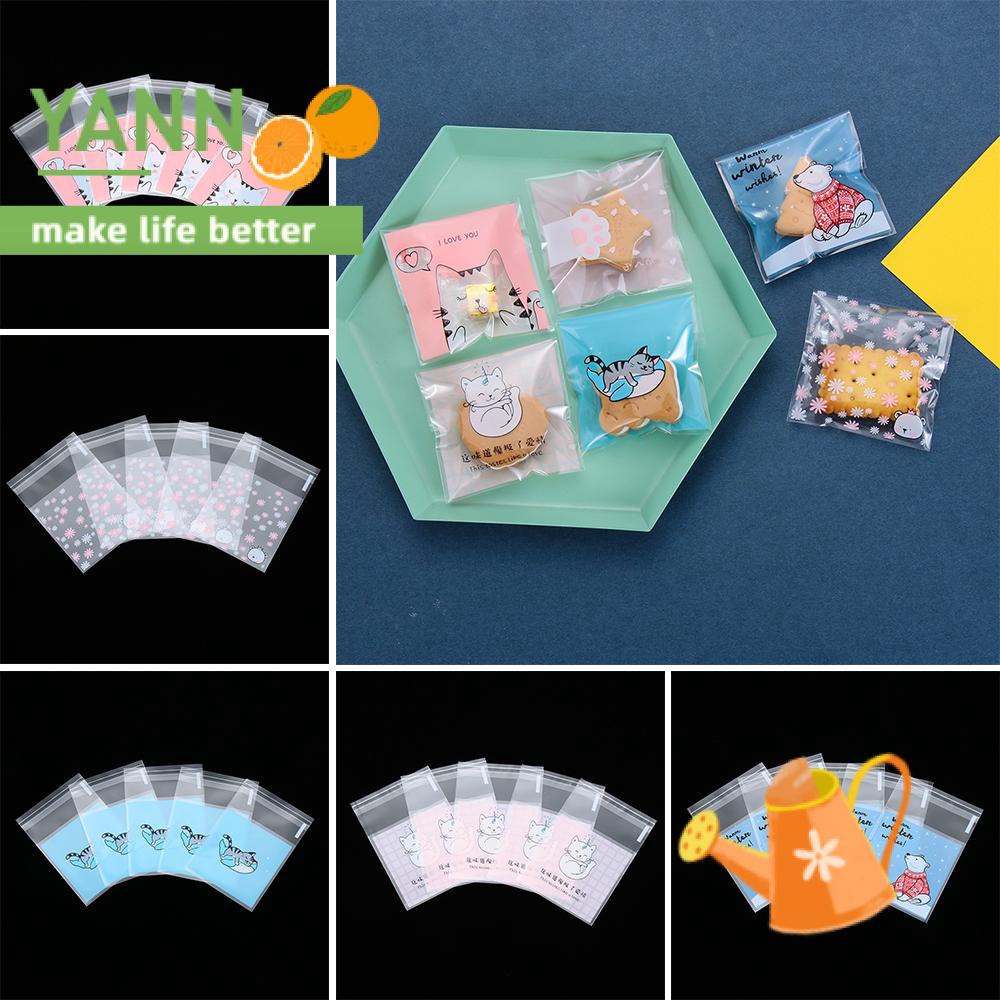 Bộ 95 Túi OPP Đựng Kẹo Họa Tiết Hoạt Hình Cho Tiệc Cưới