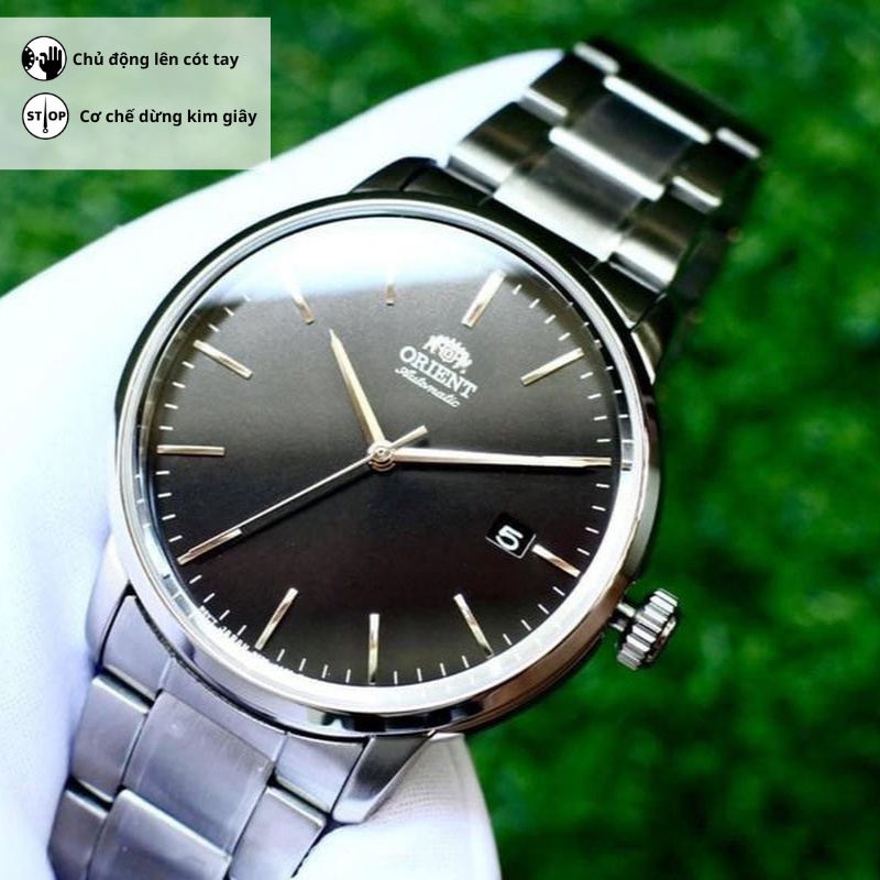Đồng hồ nam Orient Classic RA-AC0E cơ chống nước 10 ATM mặt kính cường lực dây thép cao cấp chính hãng