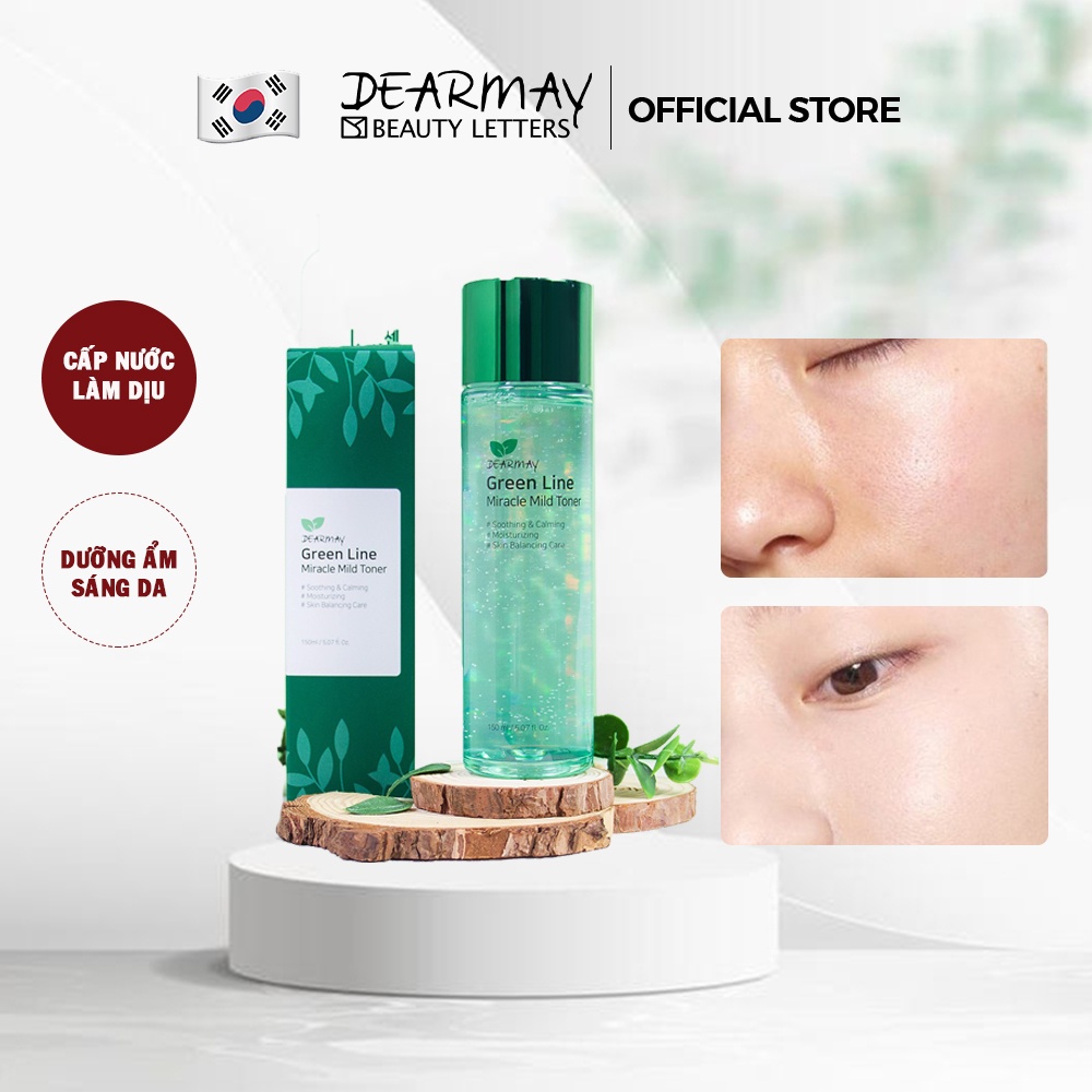 Nước Hoa Hồng Dearmay Green Line Miracle Mild Toner 150ml | WebRaoVat - webraovat.net.vn