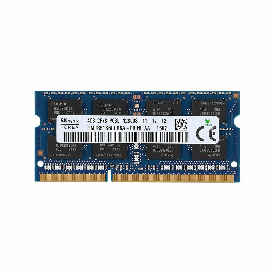 Thẻ Nhớ Ram 4gb 2rx8 Pc3L-12800S Ddr3L 1600mhz Cl11 Sodimm 1.35v