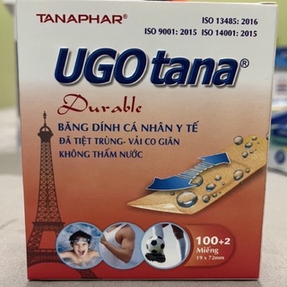 Băng Dính Cá Nhân UgoTana (Hộp 102 miếng)