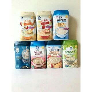 Bột ăn dặm Gerber từ 4m+, 6m+8