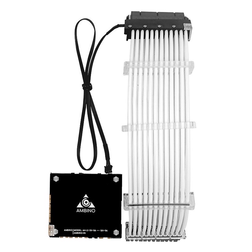 Bộ dây nguồn RGB 24Pin Ambino RainPow