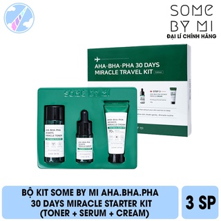 Bộ Kit Giảm Mụn SOME BY MI AHA.BHA.PHA 30 Days Miracle Starter Kit