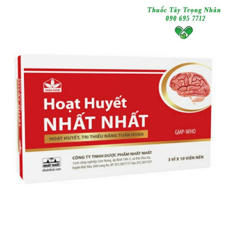 Viên Uống Tuần Hoàn Não HOẠT HUYẾT NHẤT NHẤT