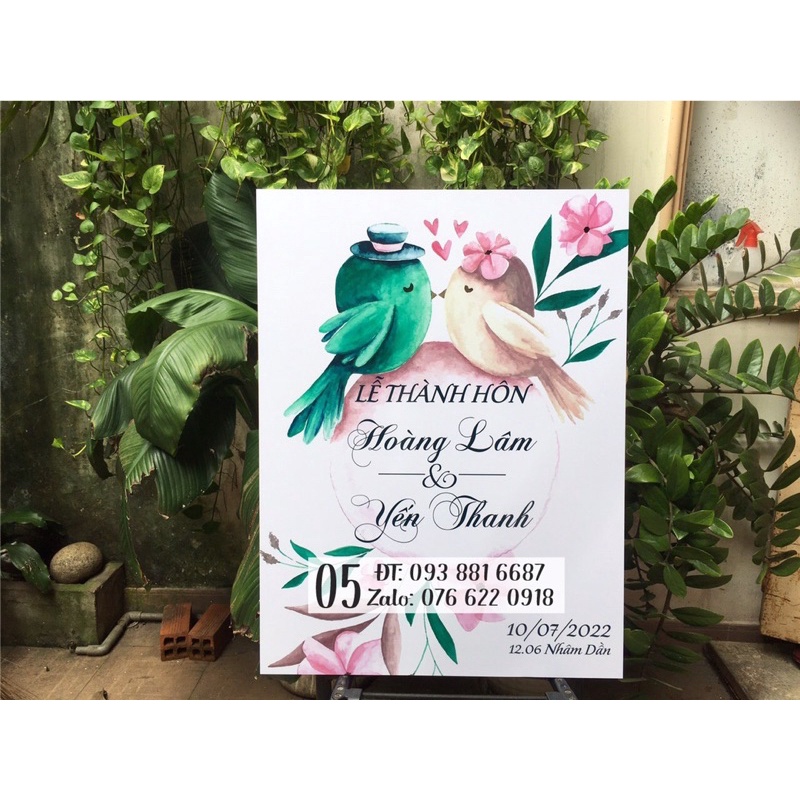 Bảng tên đám cưới, Lễ Vu Quy, Đính Hôn