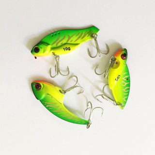 Combo bộ 3 mồi cá sắt câu cá lóc 10g Cicada+Orichi+Fishen, mồi lure chìm câu cá nheo lăng chẽm sộp câu biển cực nhạy