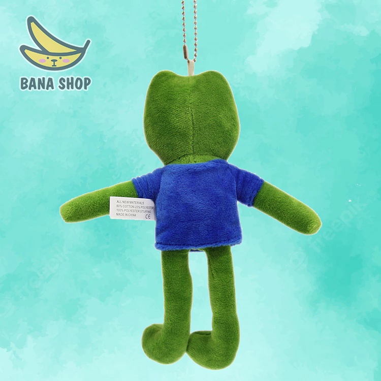 Gấu bông móc khoá ếch xanh Pepe sad frog mini khóc nhè dành cho vozer