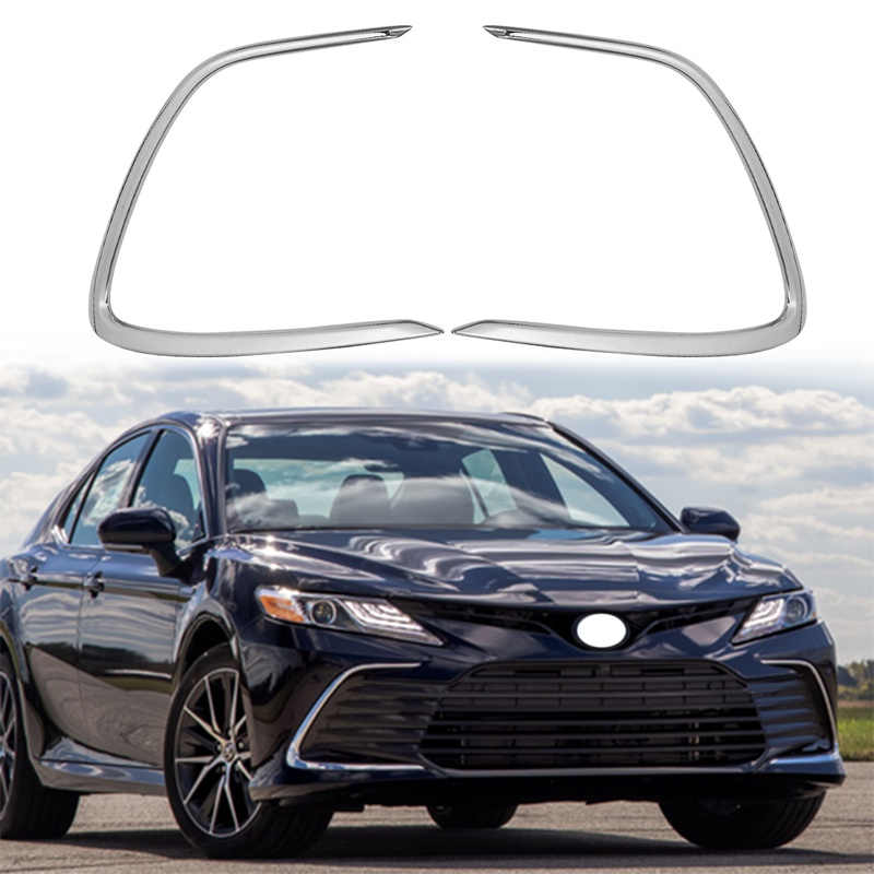 Khung viền đèn sương mù phía trước bằng crom cho xe hơi Toyota Camry 21