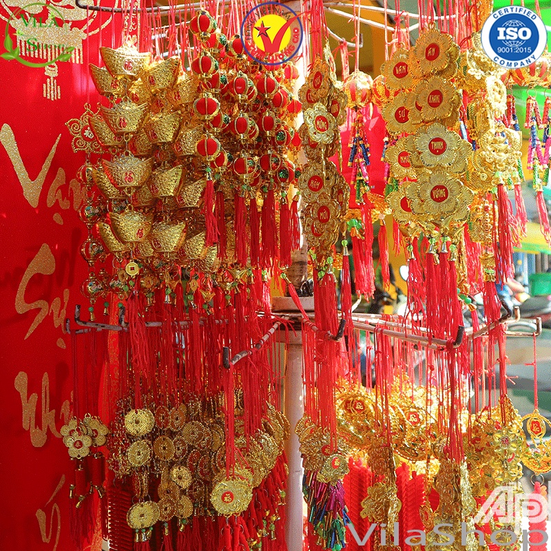 [ 100 MẪU ] Đèn Lồng Đỏ, Đèn Lồng Chữ Phúc Ninong, Liễn Khánh, Dây Treo Trang Trí Nhà Cửa Lễ Hội