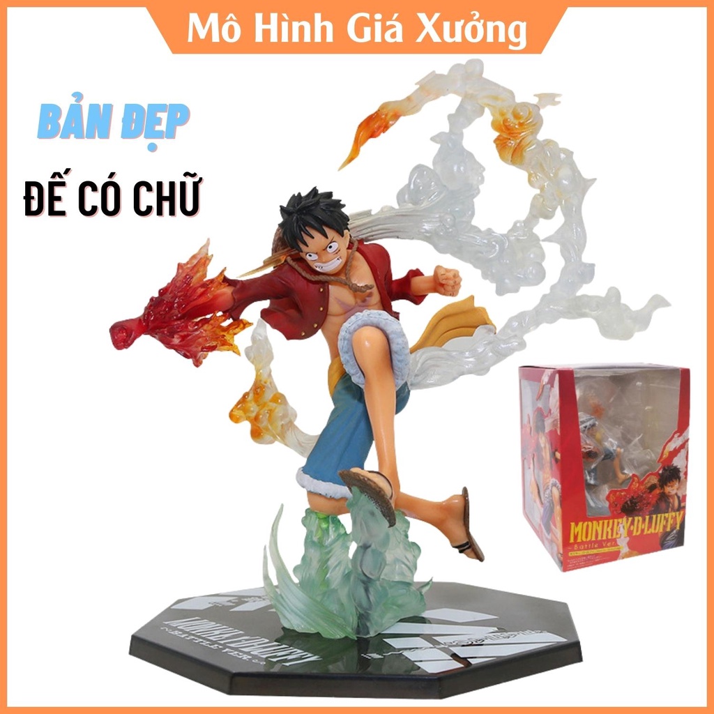 Mô hình One Piece Luffy gear 2 haki figure F.zero hàng cao cấp đế có chữ tên nhân vật luffy cao 20cm hiệu ứng đặc biệt