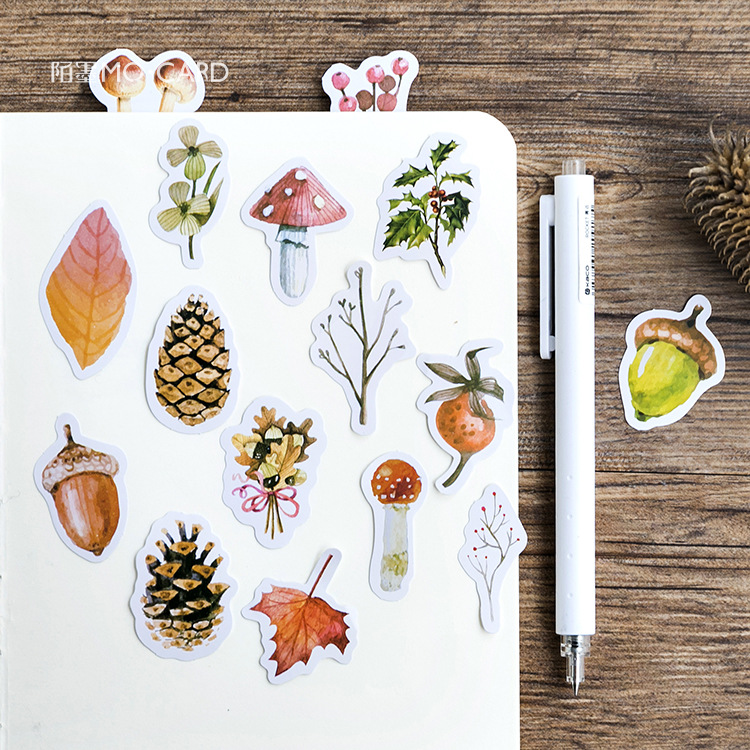 Hộp 46 Hình Dán Trang Trí Sổ Lưu Niệm Tiện Dụng