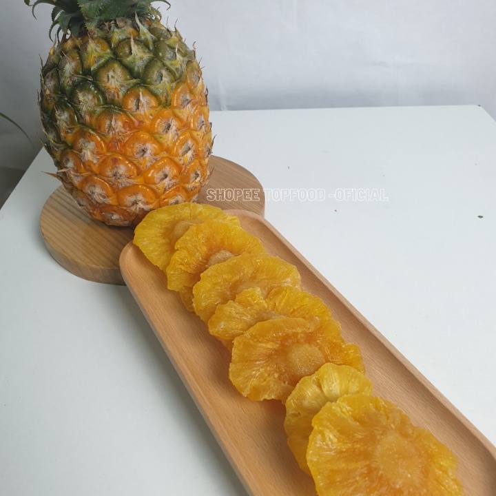 Dứa sấy dẻo không đường, Thơm sấy dẻo không đường siêu ngon vị chua ngọt tự nhiên