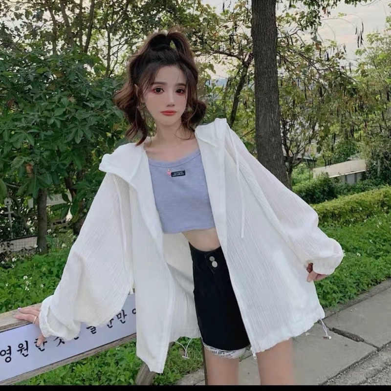 Áo khoác gân 1 lớp