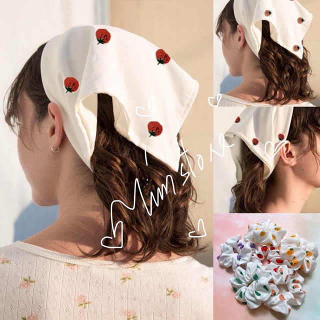 [Mã SKAMCLU8 giảm 10% cho đơn từ 100K] {COA VIỀN REN} KHĂN BANDANA TURBAN VIỀN REN, TỔNG HỢP MẪU