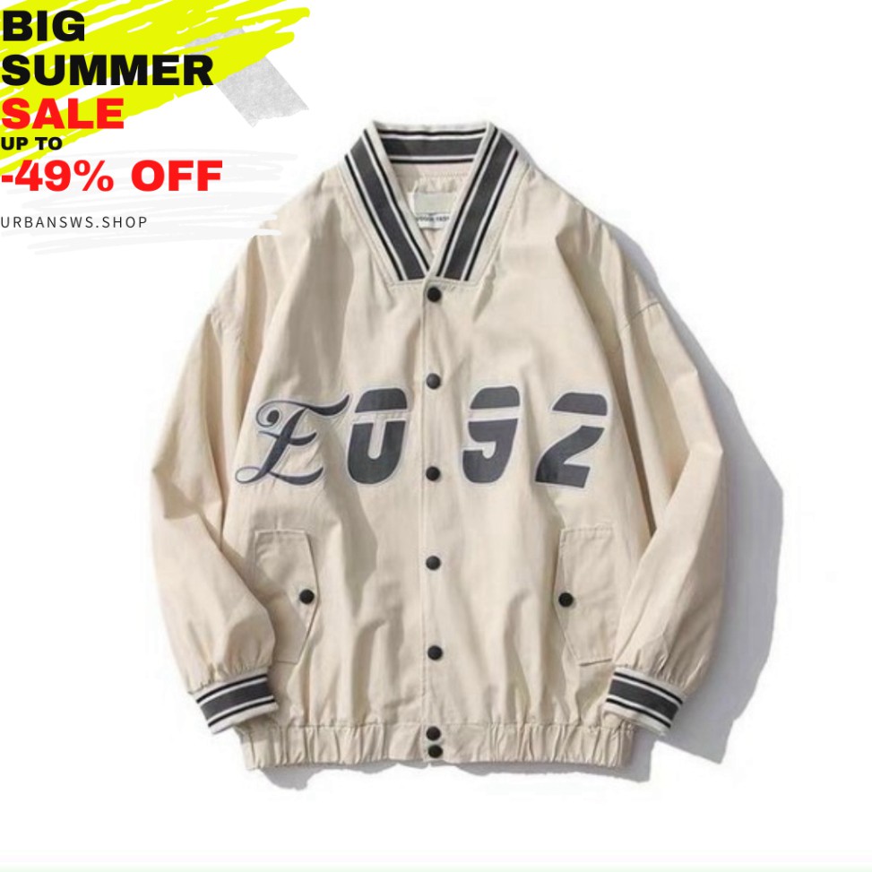 (XẢ KHO NGHỈ SHOPEE) Áo Khoác Dù Kiểu Bomber, Chất Dù 2 Lớp, Unisex, Logo In 2 Thân Chuẩn Hàng Shop