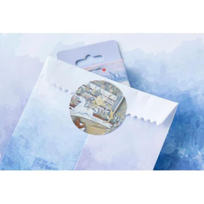 Bộ 46 Sticker Tranh Nghệ Thuật Đẹp E54