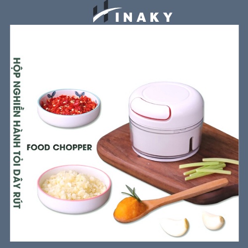 Chooper Xay Tỏi, ớt Bằng Tay Có Dây Kéo Tiện Dụng