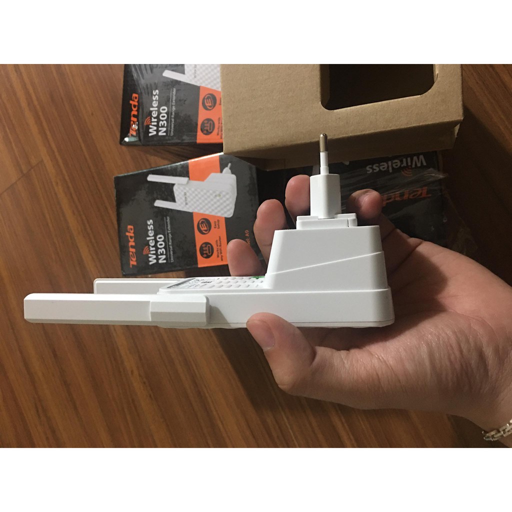 [Hàng Chính Hãng] Tenda A9 - Bộ Mở Rộng Sóng Wifi Chuẩn N Tốc Độ 300Mbps,REPEATER chuyên nghiệp