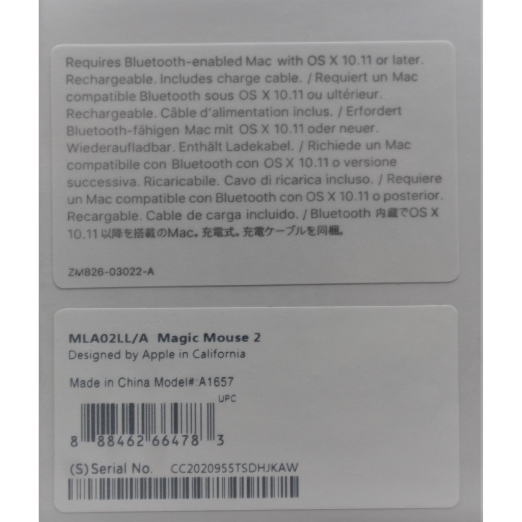 Chuột Apple Magic Mouse 2 Nguyên Seal Hàng Chính Hãng