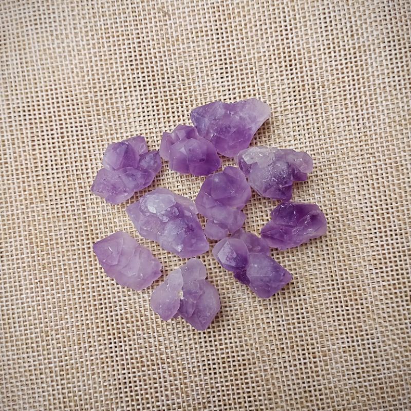 Viên thanh tẩy thạch_anh tím Amethyst, làm handmade, trang trí, phong thủy, Mind Stone & Jewelry