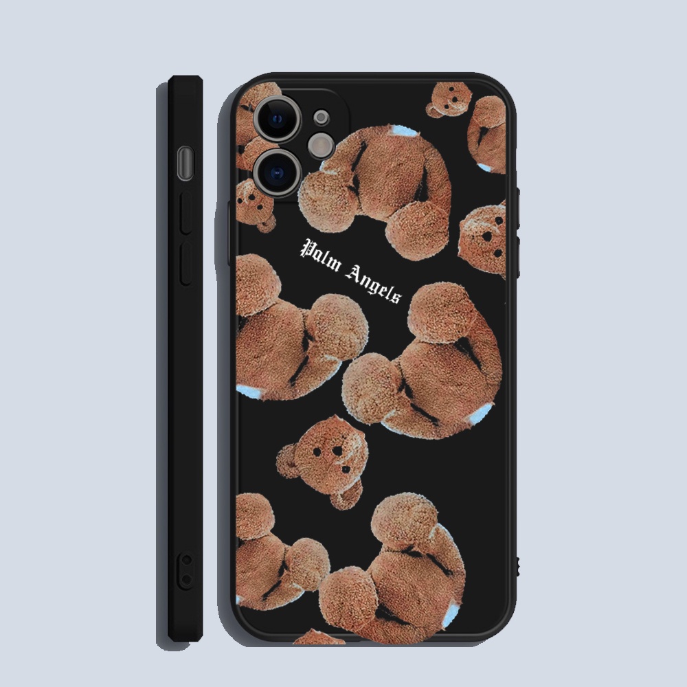 Ốp Lưng IPhone Cạnh Vuông  Hình Bear, BVC Cho Iphone6/6s/7/8/7plus/8plus/6plus/6splus/11/11pro//11promax/x/xs/xsmax/-SV1