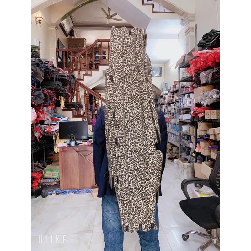 Túi đựng cần YOMAGO da báo 3 ngăn chính, 3 ngăn phụ, chống thấm nước siêu bền