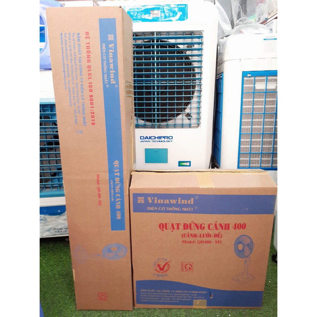 Quạt cây đứng Vinawind - QĐ400-MS, sải cánh 400, quạt Điện cơ Thống Nhất chính hãng