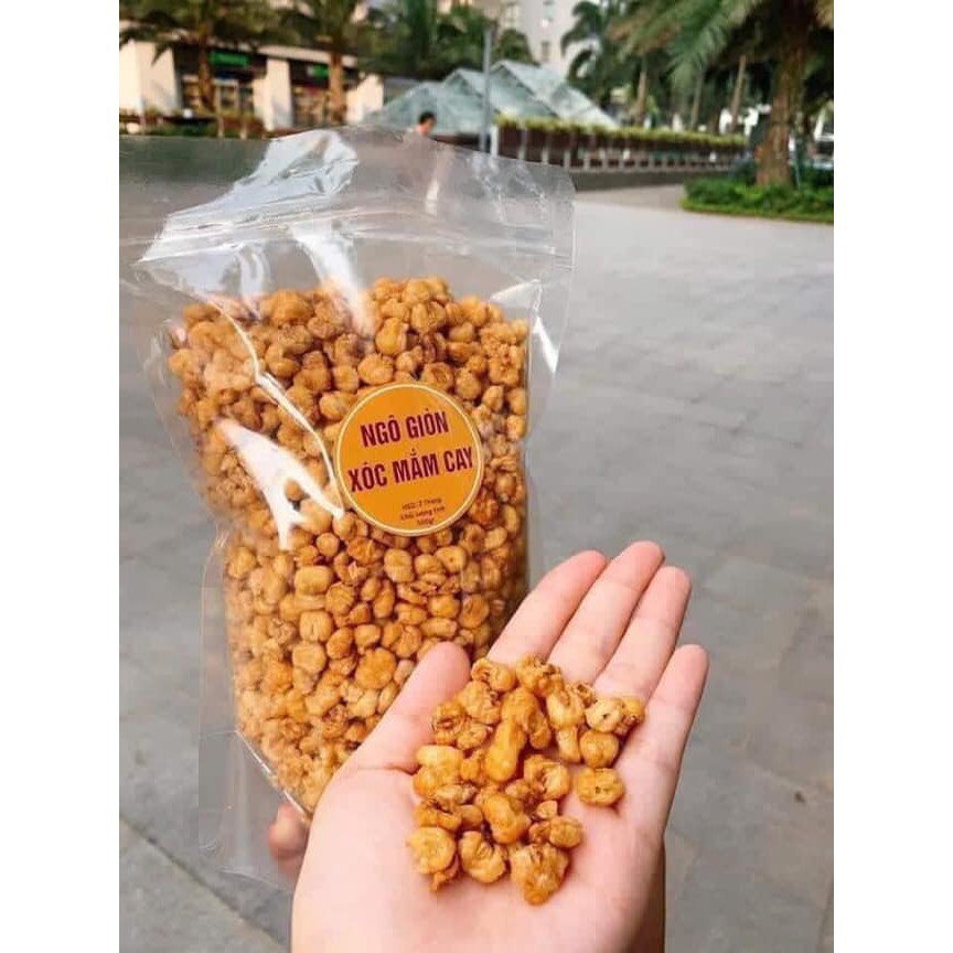 (giá sỉ) 1kg Ngô Hành | Ngô Mắm Chiên Giòn Bắp Sấy Hành | đồ ăn vặt bích ngân