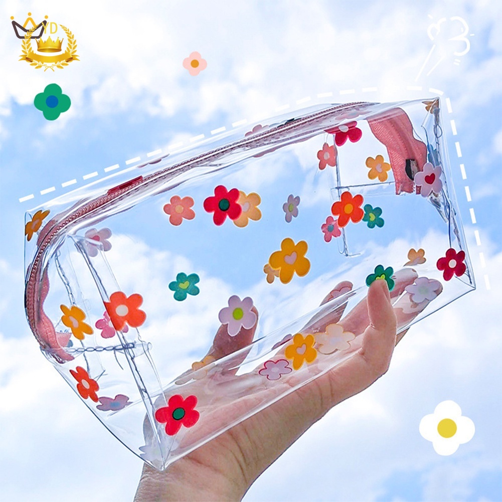 Túi đựng mỹ phẩm trong suốt nhiều mẫu xinh xắn tùy chọn MM HB