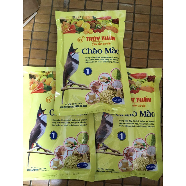 Cám chim chào mào Thúy Tuấn số 1 cao cấp chất lượng giá rẻ 200gram