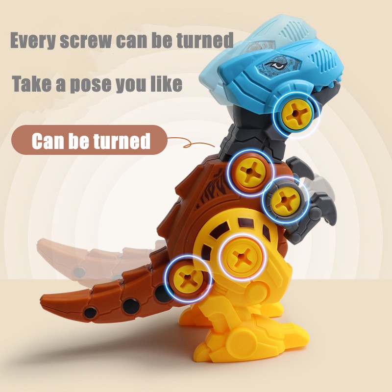 Mô Hình Khủng Long Lắp Ráp Thủ Công Cho Bé