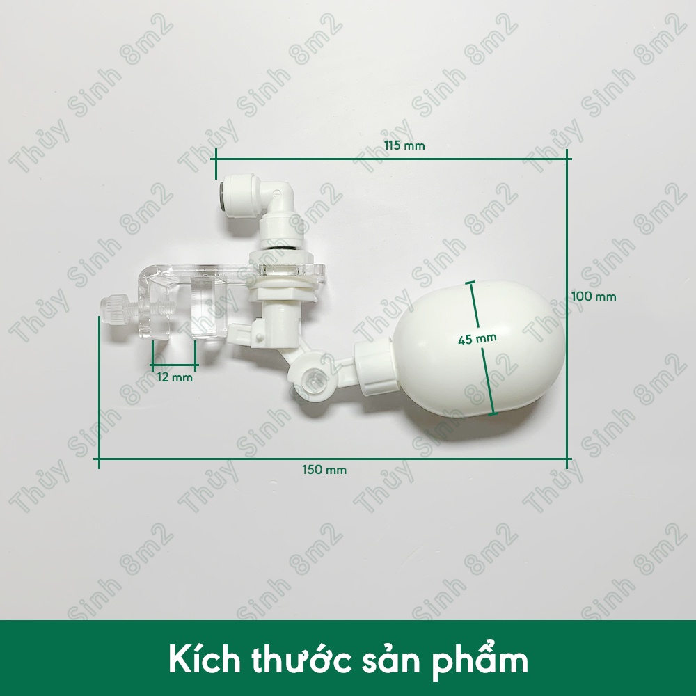 Bộ Phao Châm Nước Tự Động Cho Hồ Cá Tép Thủy Sinh - 8m2