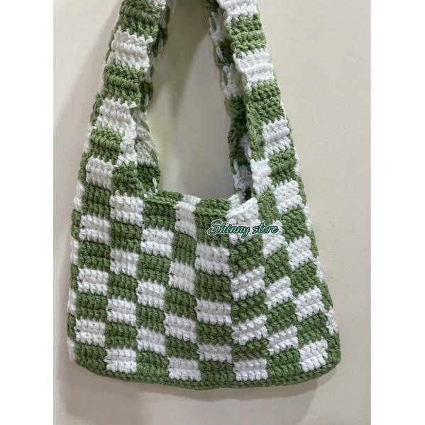 Túi caro len handmade