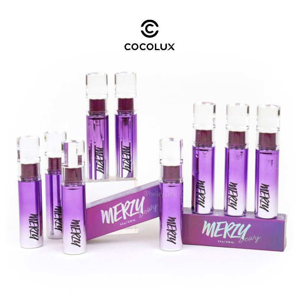 Son Tint Bóng Siêu Lì Merzy Aurora Dewy Tint 5.5g-[Coco Shop]