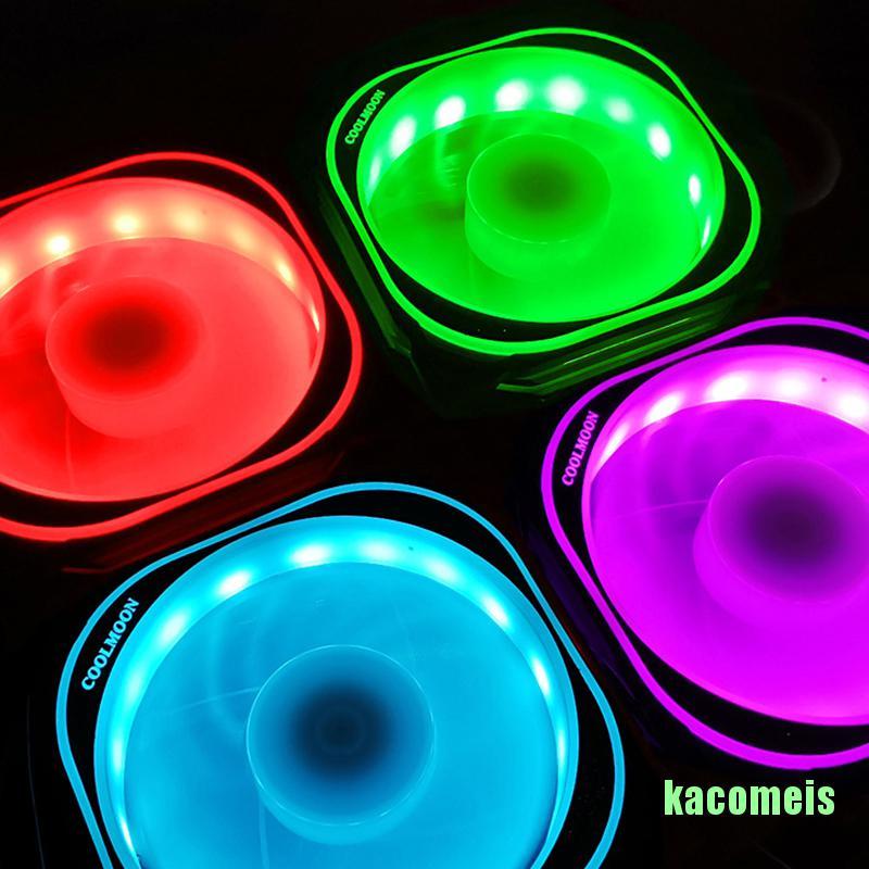 Quạt Tản Nhiệt Gắn Đèn Led Rgb 120mm Kèm Remote Điều Khiển