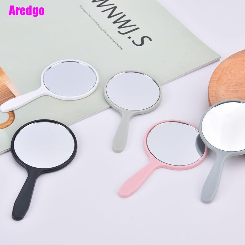[Hàng mới về] Gương trang điểm cầm tay hình tròn có tay cầm tiện lợi