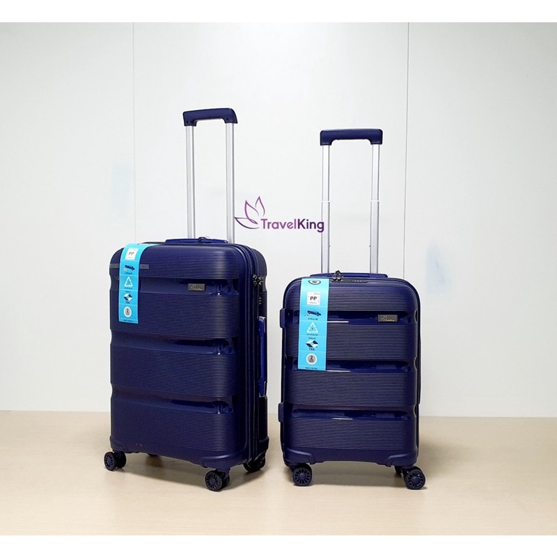 Vali travelking mã 884 siêu bền dc làm từ nhựa pp chống xước chống va đập đủ 3 Size