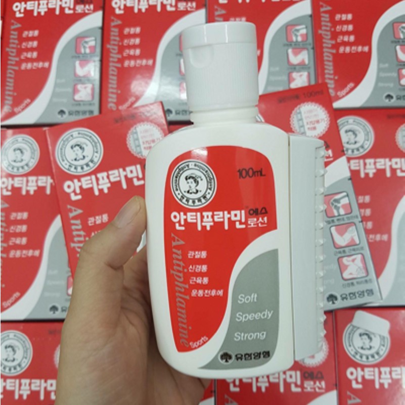 Dầu Nóng Xoa Bóp Hàn Quốc ANTIPHLAMINE 100ml