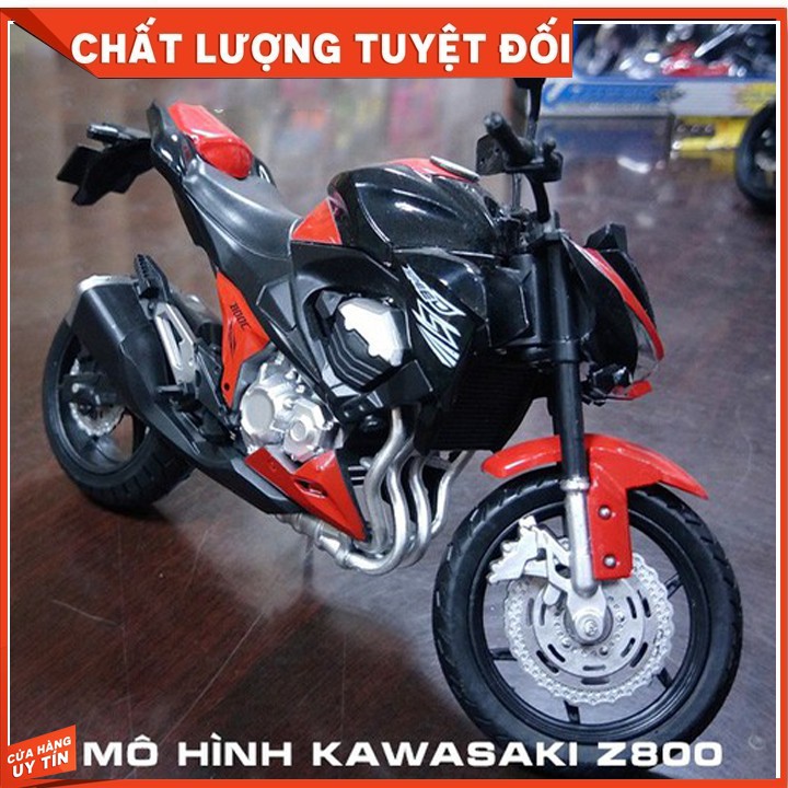 Mô Hình Xe Moto Kawasaki Ninja Z800 (Ảnh Thật)