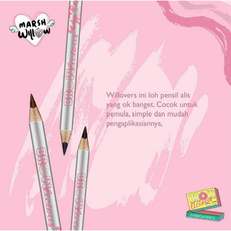 Marshwillow (hàng Mới Về) Bút Chì Kẻ Lông Mày Màu Nâu Đậm Đen | BigBuy360 - bigbuy360.vn